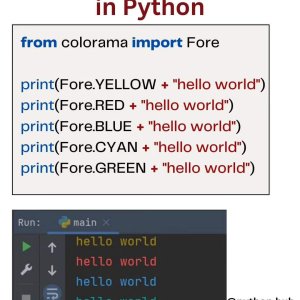 Printing Colored Output in Python